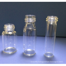 Screwed Clear Tubular Glass Bottle for Pharma Packing
